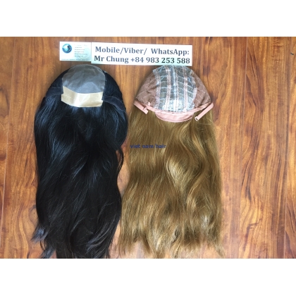 High Quality Natural Human Hair Full Lace Wigs For women